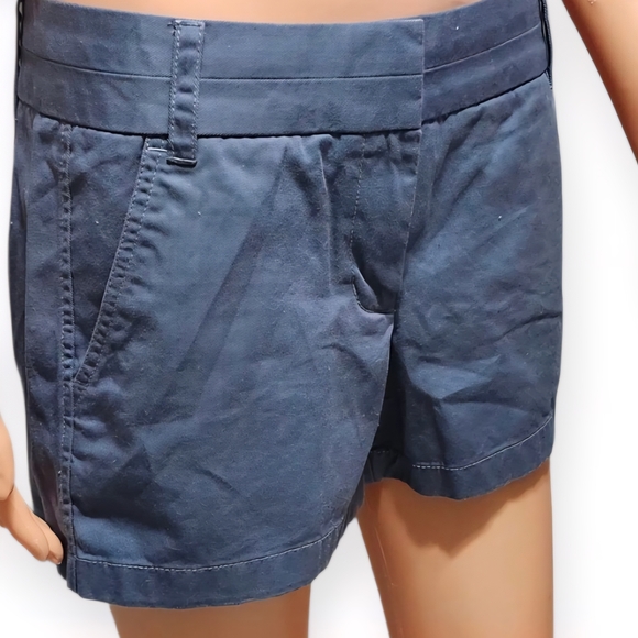 J. Crew High Waist Navy Shorts - Picture 3 of 5